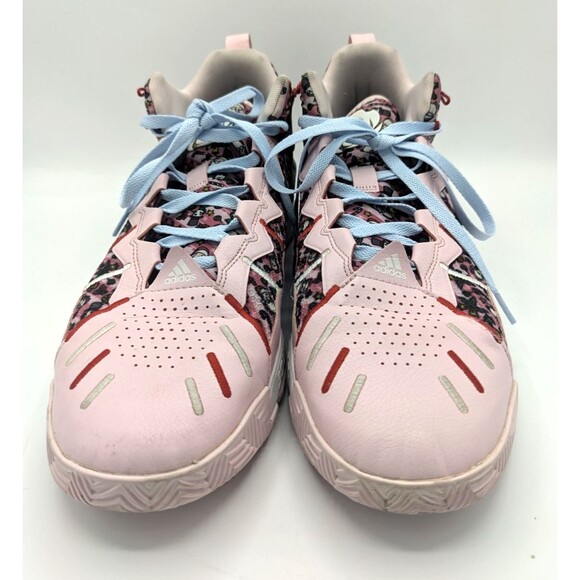 AUTHENTIC Adidas D Rose Son of Chi Christmas Clear Pink Men’s Size 15 - Picture 2 of 6